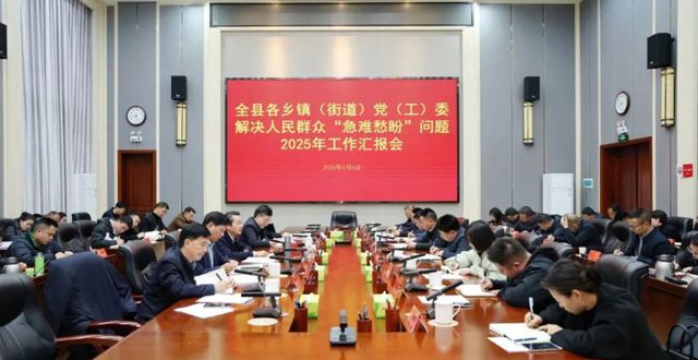 一枝一叶总关情——桃源县召开各乡镇（街道）党（工）委解决人民群众“急难愁盼”问题2025年工作汇报会